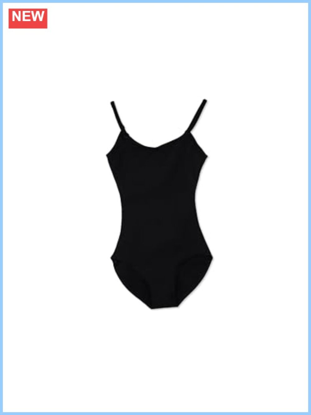 Capezio Adjustable Strap Camisole Leotard Dancewear Nylon XS